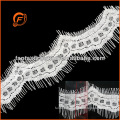 newly developed high quality 35mm eyelash white lace for dress